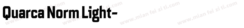 Quarca Norm Light字体转换